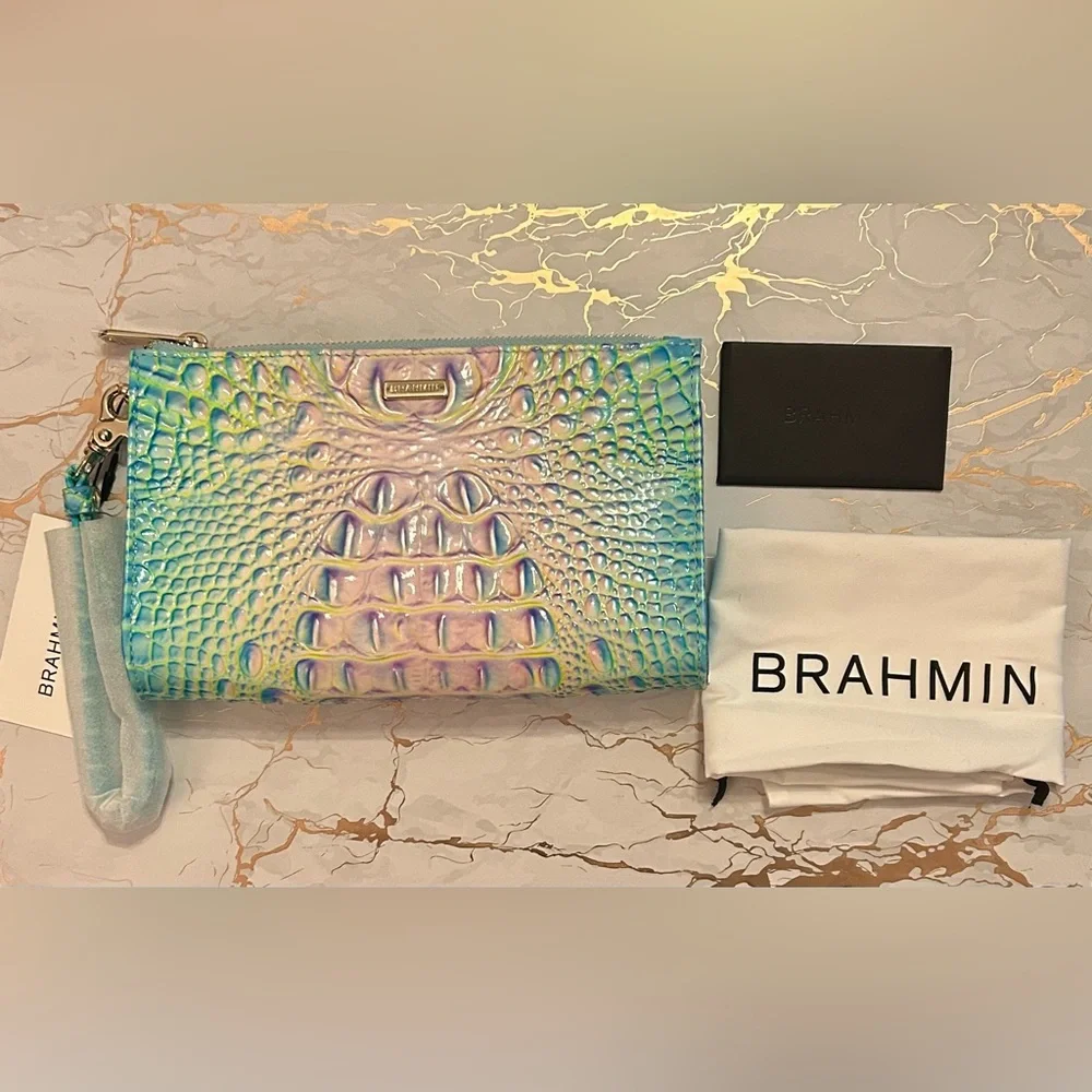 SOLD DO NOT BUY BRAHMIN Daisy Cotton Candy Ombre Melbourne NWT